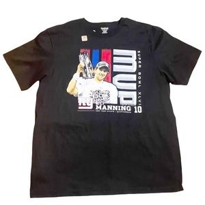 Reebok NFL Official New York Giants Super Bowl XLVI Eli Shirt! Cotton Adult 2XL